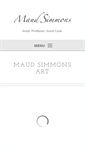 Mobile Screenshot of maudsimmons.com