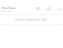 Tablet Screenshot of maudsimmons.com